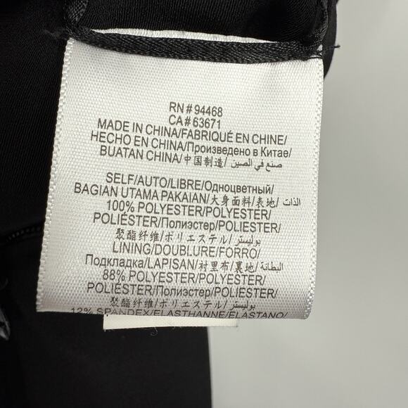 BCBGMAXAZRIA Medium Jumpsuit Long Sleeve Surplice Black Tie Waist Party - Picture 8 of 13